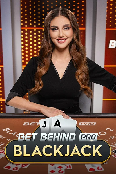 Bet Behind Pro Blackjack live table